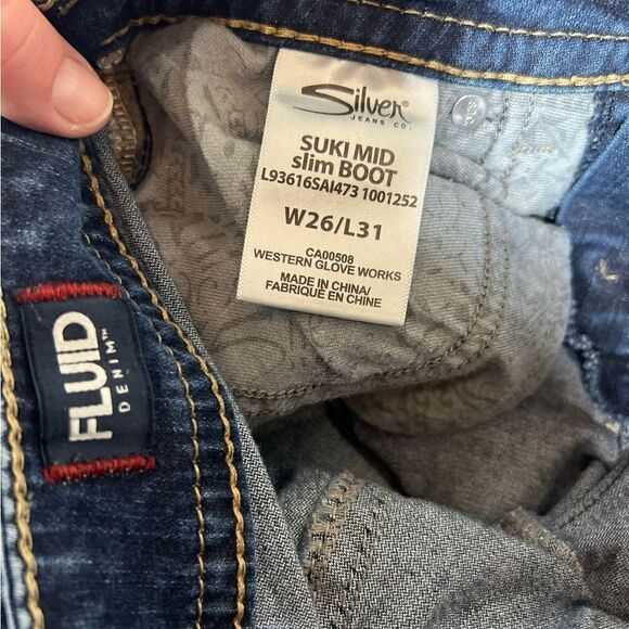 Silver jeans Silver SUKI MID Slim BOOTCUT
L93616SAI473 1001252 W26/L31 - Picture 13 of 15